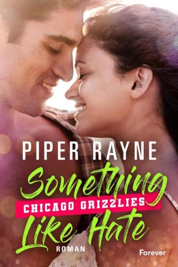 A book cover of Something like Hate featuring a close up image of a smiling couple.