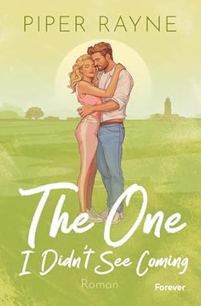 A book cover of The One I Didn't See Coming featuring an illustrated couple on a light green background.